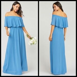 💕SHOW ME YOUR MUMU💕 Chiffon Ruffle Maxi Dress